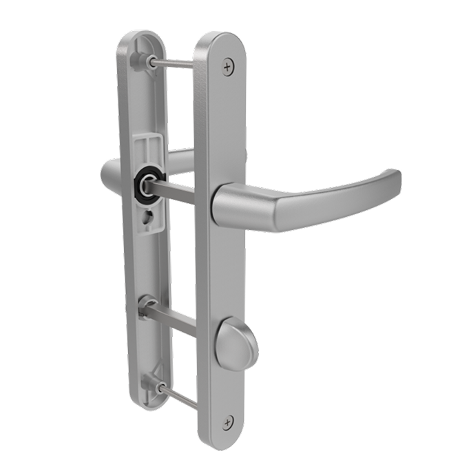 Kapı Kolu Al Berlin WC 30mm Uzun Oval Boya Eloksal