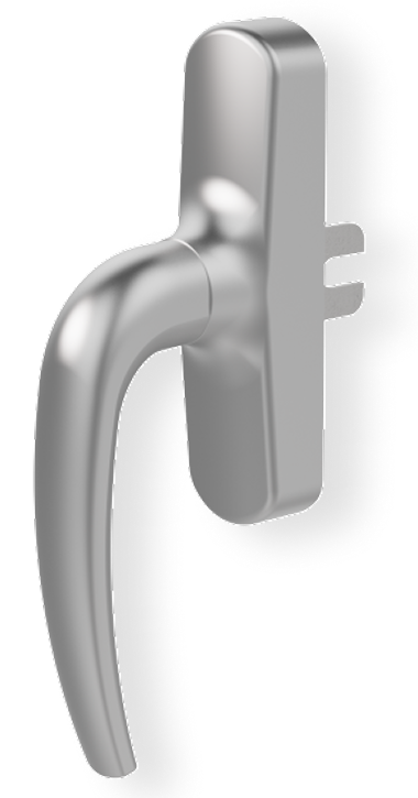 Pencere Kolu Al Trendy Eksenel Kısa Dil Boya Eloksal