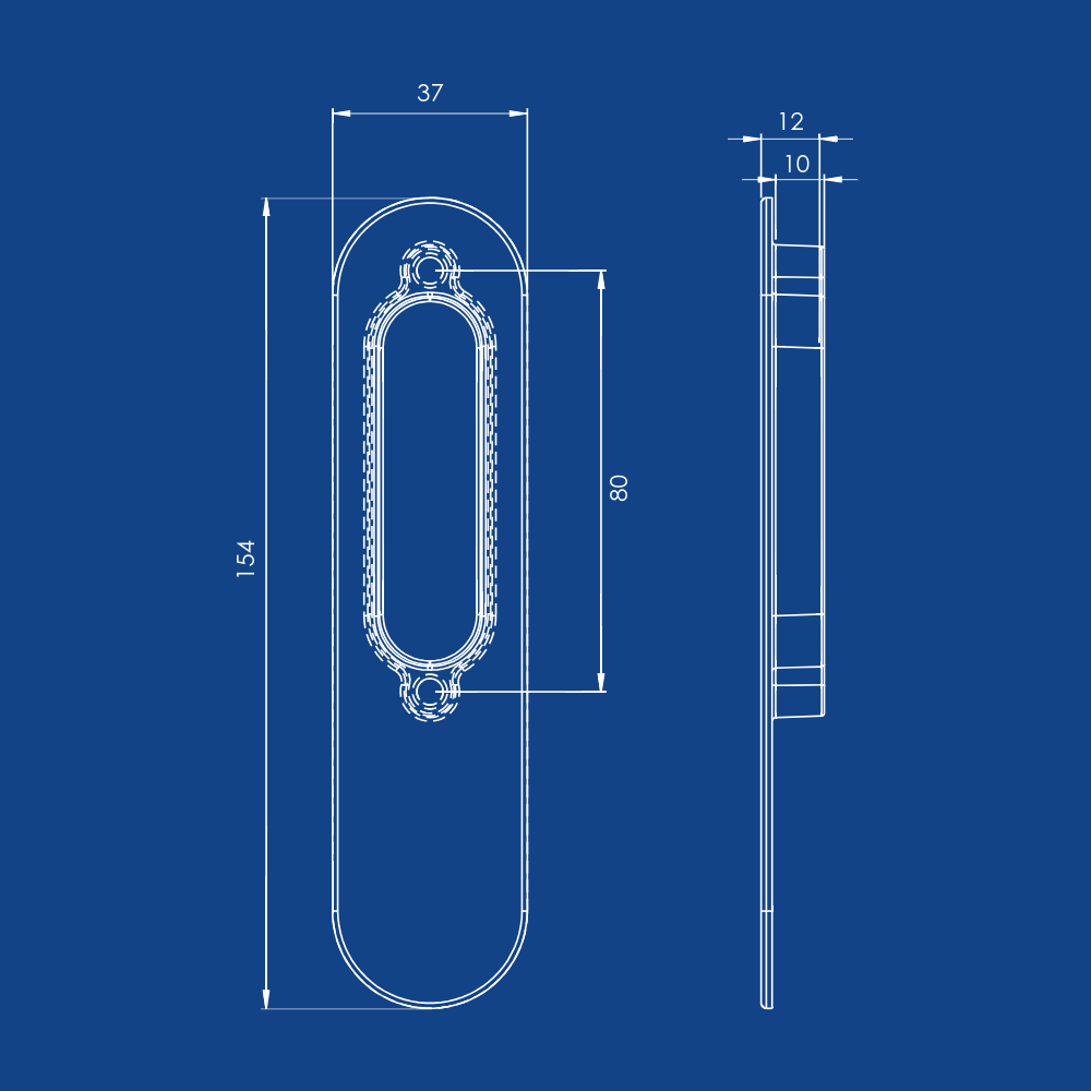 Oval Hebeschiebe Havuz Kol